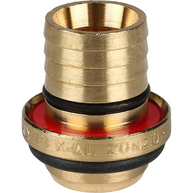МЦ Угол резьбовой цанга для металлопласта STOUT Ø20х1/2" Н