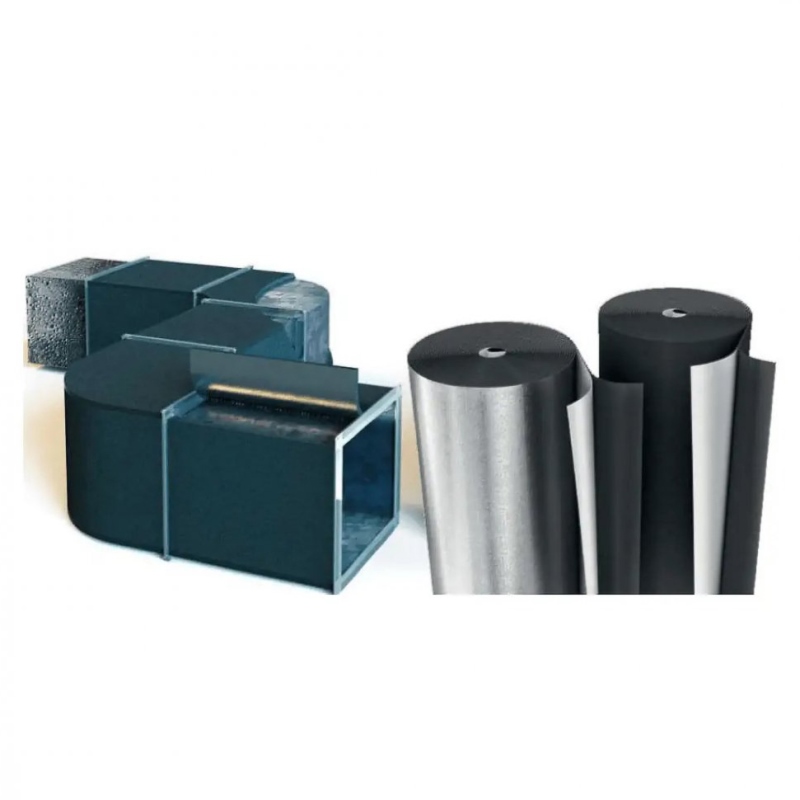 Рулонная изоляция из вспененного полиэтилена ENERGOFLEX SUPER (4 м²) серый-25 мм