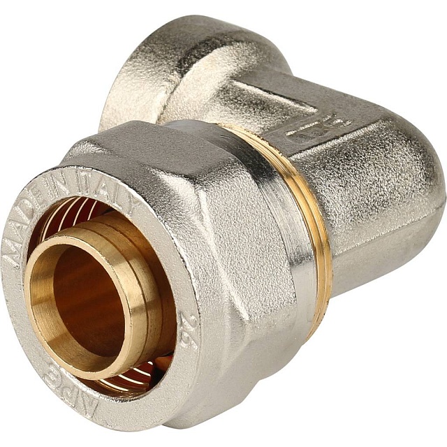 МЦ Угол резьбовой цанга для металлопласта STOUT Ø26х3/4" В