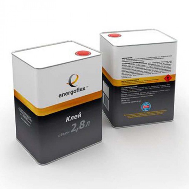 Клей контактный для соединения швов изоляции ENERGOFLEX EXTRA банка 0,5л.