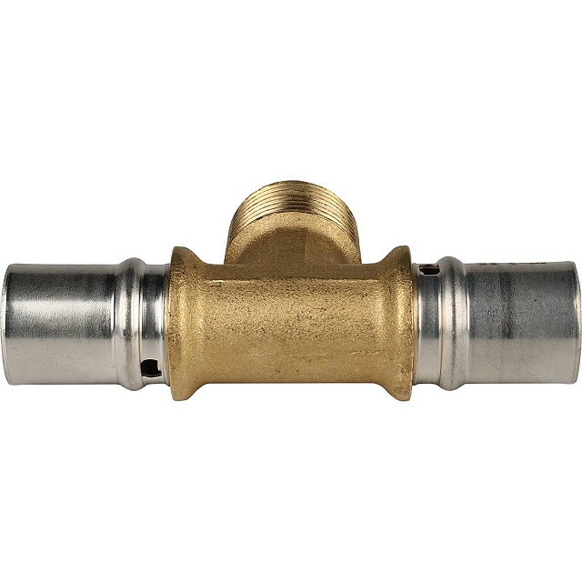 МП Тройник резьбовой пресс для металлопласта STOUT Ø20х3/4"х20 Н