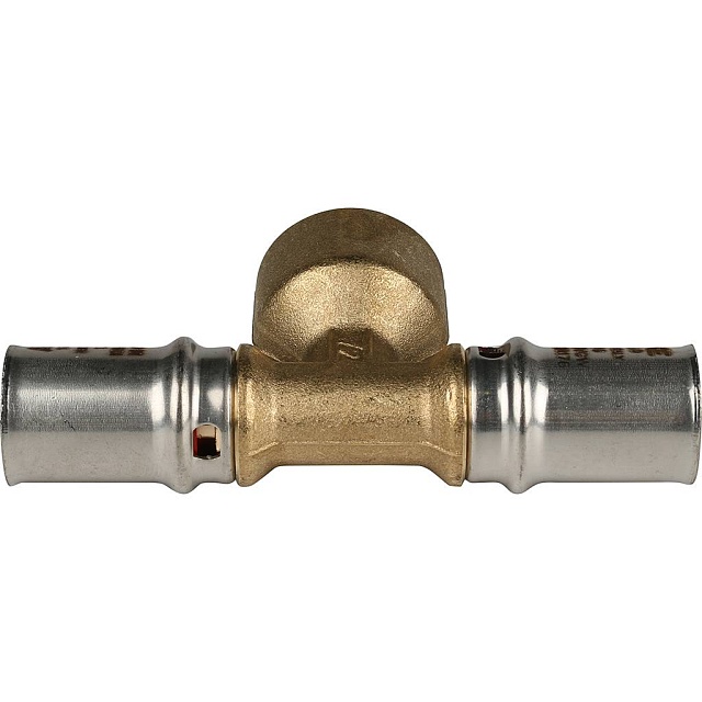 МП Тройник резьбовой пресс для металлопласта STOUT Ø16х1/2"х16 В