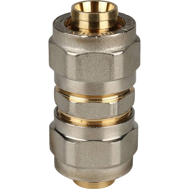 МЦ Муфта соединительная цанга для металлопласта STOUT Ø20