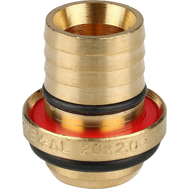 МЦ Угол резьбовой цанга для металлопласта STOUT Ø20х1/2" В
