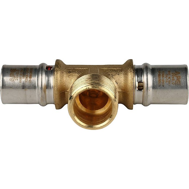 МП Тройник резьбовой пресс для металлопласта STOUT Ø20х3/4"х20 Н