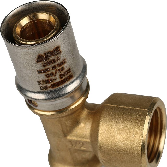 МП Тройник резьбовой пресс для металлопласта STOUT Ø20х1/2"х20 В