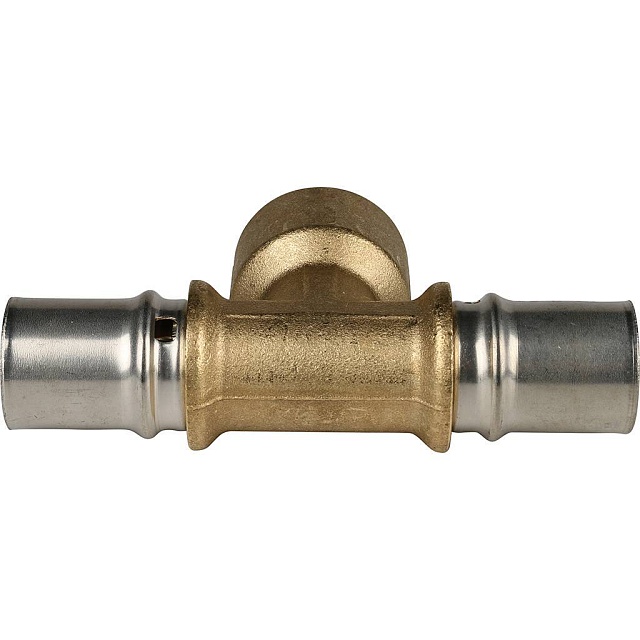 МП Тройник резьбовой пресс для металлопласта STOUT Ø20х3/4"х20 В