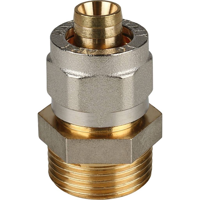 МЦ Муфта резьбовая цанга для металлопласта STOUT Ø16х3/4" Н