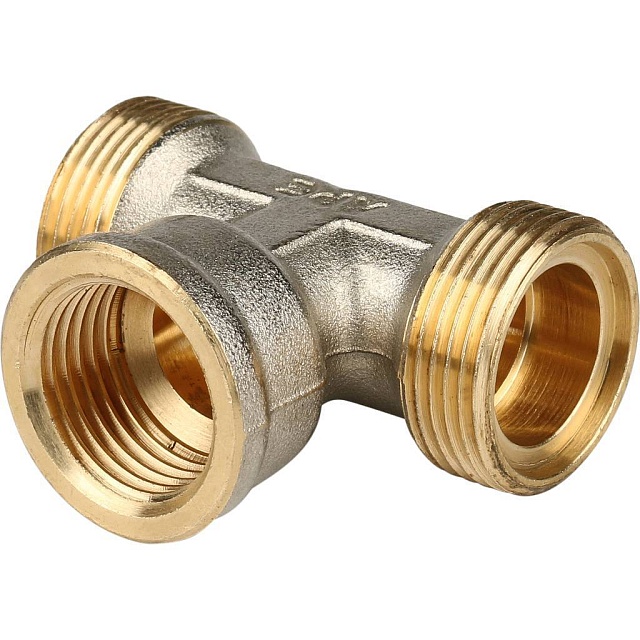 МЦ Тройник резьбовой цанга для металлопласта STOUT Ø20х1/2"х20 В