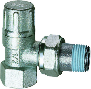 Вентиль запорный FAR угловой 1/2&quot; ВР