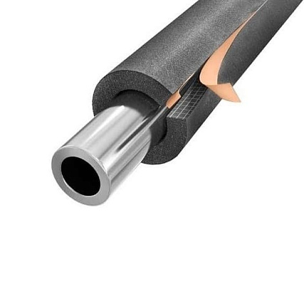 Трубка-утеплитель теплоизоляционная самоклеющаяся ENERGOFLEX SUPER SK палка 25/9-2 м, серая