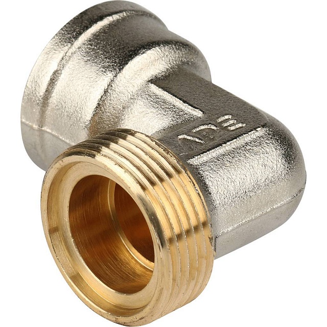 МЦ Угол резьбовой цанга для металлопласта STOUT Ø20х1/2" В