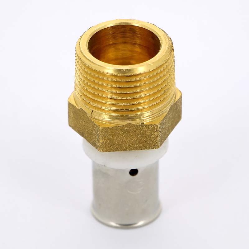 МП Муфта резьбовая пресс для металлопласта UNI-FITT Ø16х3/4" Н