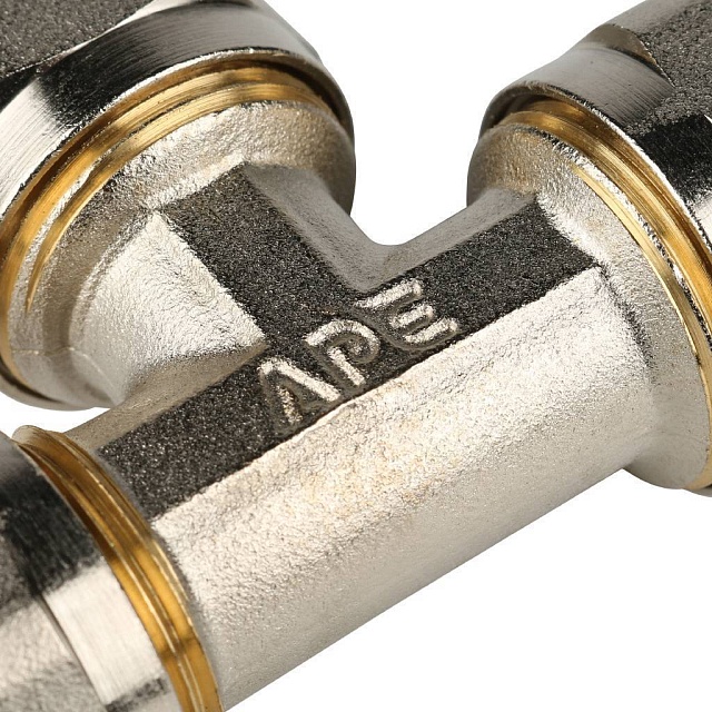 МЦ Тройник переходной цанга для металлопласта STOUT Ø20х20х16