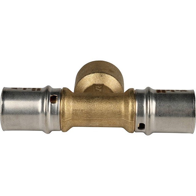 МП Тройник резьбовой пресс для металлопласта STOUT Ø20х1/2"х20 В