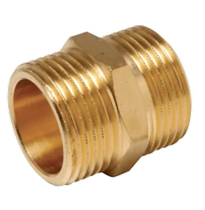 Ниппель латунный UNIPUMP 1&quot; нр х 1.25&quot; нр
