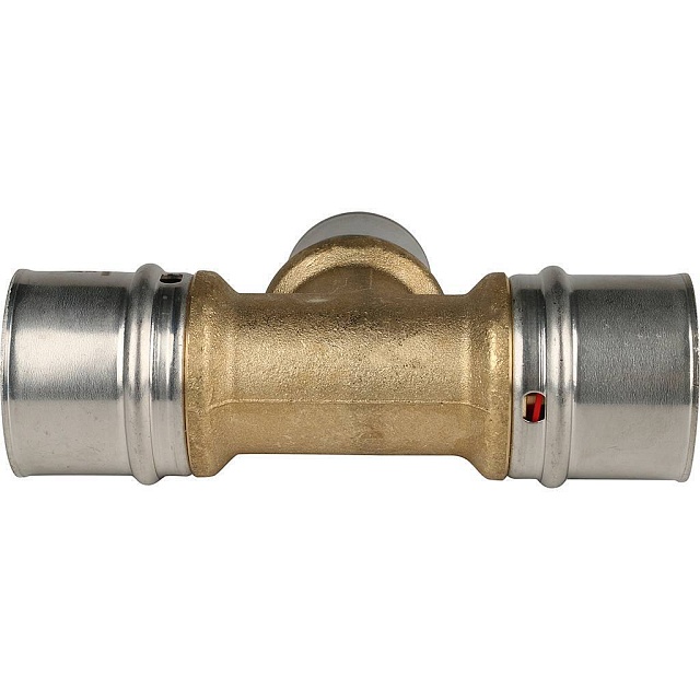 МП Тройник переходной пресс для металлопласта STOUT Ø32х26х32