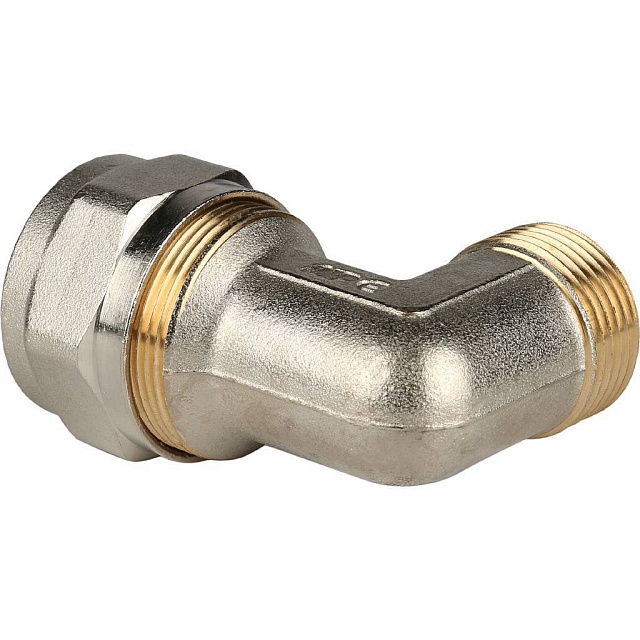 МЦ Угол резьбовой цанга для металлопласта STOUT Ø26х3/4" Н