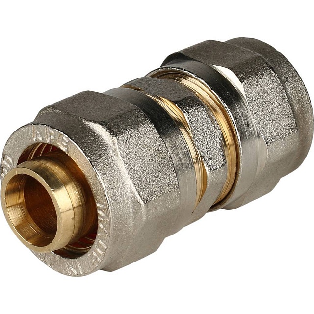 МЦ Муфта соединительная цанга для металлопласта STOUT Ø20