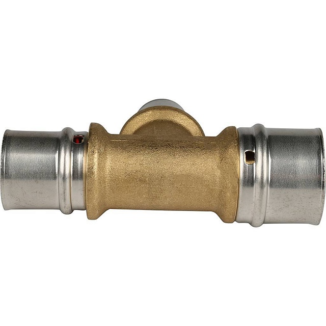 МП Тройник переходной пресс для металлопласта STOUT Ø32х20х26