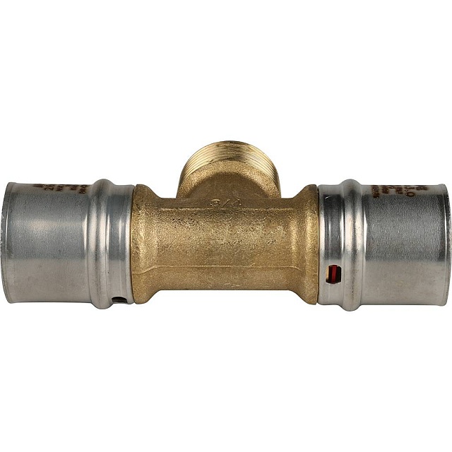 МП Тройник резьбовой пресс для металлопласта STOUT Ø26х3/4"х26 Н