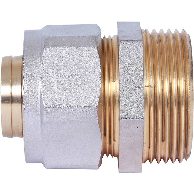 МЦ Муфта резьбовая цанга для металлопласта STOUT Ø32х11/4" Н