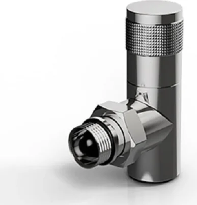Набор дизайн-вентилей ROYAL THERMO PIANO 1/2&quot; угловой, хром (НС-1144294)