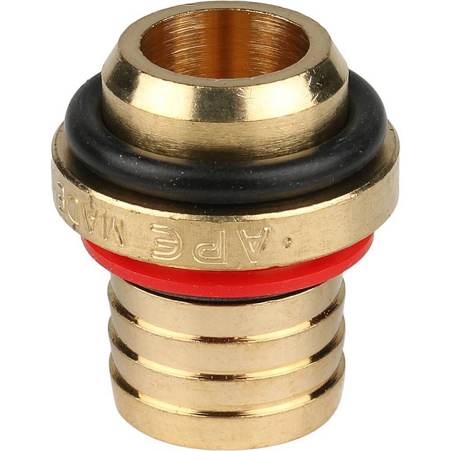 МЦ Угол резьбовой цанга для металлопласта STOUT Ø20х1/2" В