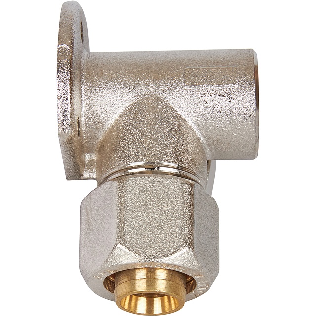 МЦ Тройник с креплением цанга для металлопласта STOUT Ø20х1/2"х20