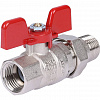 Кран шаровой с американкой STOUT бабочка EPDM 1/2&amp;quot;
