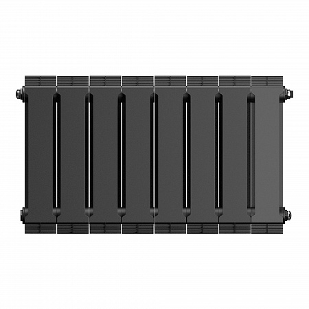 Радиатор биметаллический ROYAL THERMO PIANOFORTE NOIR SABLE 300x8 секций, чёрный (НС-1346071)