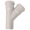 ПВХ Тройник канализационный SINIKON КОМФОРТ ПЛЮС белый Ø40х45°