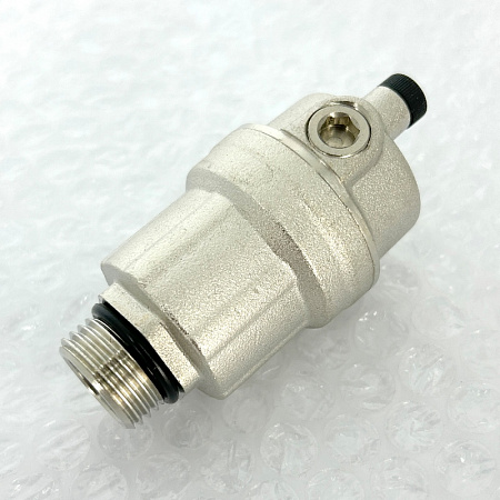 Воздухоотводчик автоматический 1/2&quot; с прокладкой O-RING, никелированный UNI-FITT