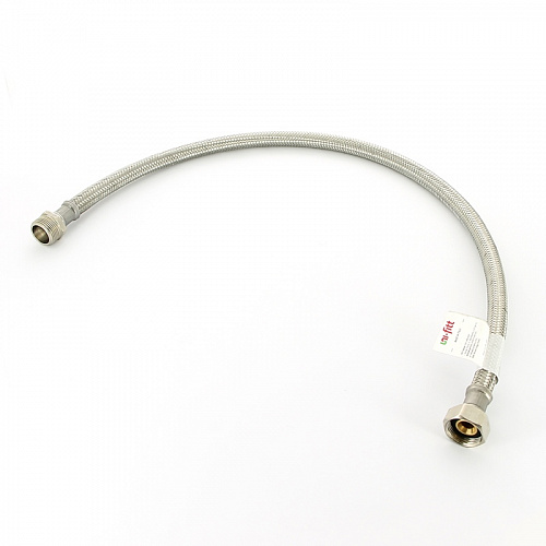 Гибкая подводка UNI-FITT для воды ВН 3/4&amp;quot;, 80 см, DN 13, оплётка из нерж. cтали