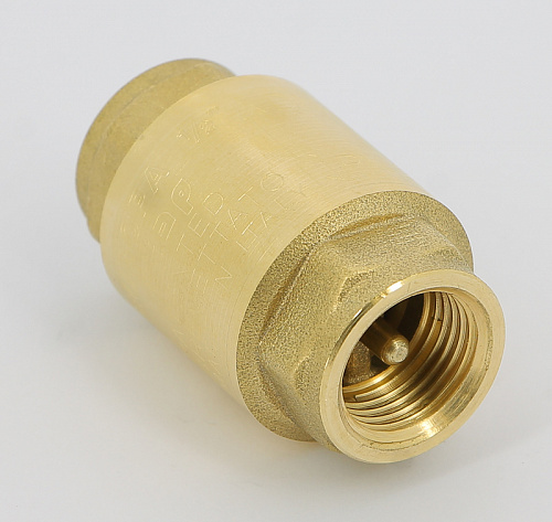 Обратный клапан пружинный, латунный ITAP EUROPA (c металлическим седлом) ART 100 1/2&amp;quot; (32689)