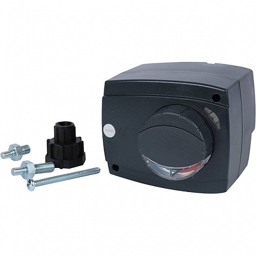 Сервопривод STOUT для смесительных клапанов, ход 90°для регулировки, AC 24V время 60-90