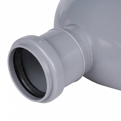 ПВХ Отвод SINIKON с фронт. патрубком 110 х 87', СТАНДАРТ