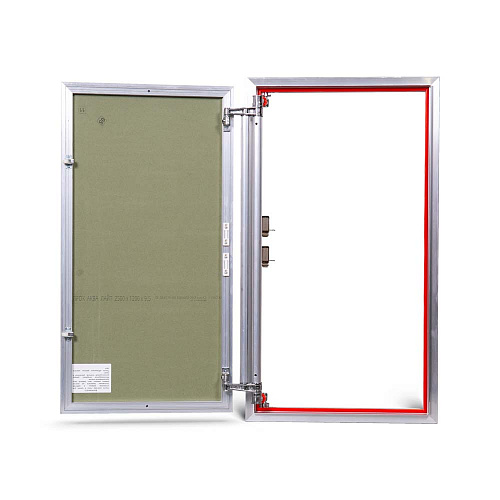 Люк под плитку АЛЮМИНИЕВЫЙ (НАЖИМНОЙ) ПРАКТИКА ETP 50x90