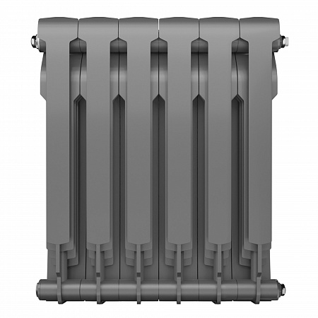 Радиатор биметаллический ROYAL THERMO BILINER SILVER SATIN 500x6 секций, серый (НС-1176318)