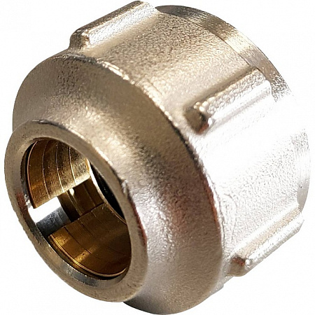EK Фитинг-евроконус обжимной для жесткой трубки STOUT Ø15х1.0х3/4&quot;, дизайн REHAU (10/100)