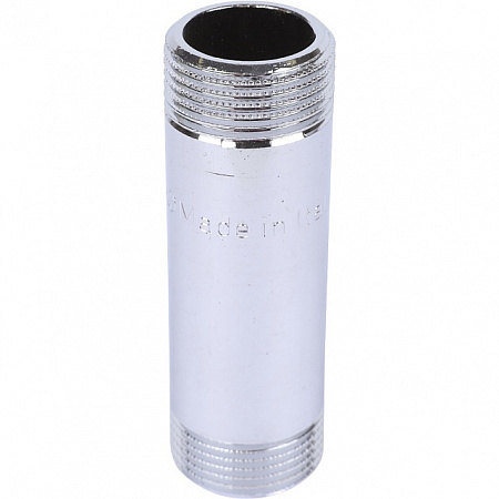 Бочонок резьбовой латунный STOUT хром 3/4&quot;x80мм