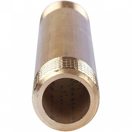 Бочонок резьбовой латунный STOUT без покрытия 1/2&quot;x100мм