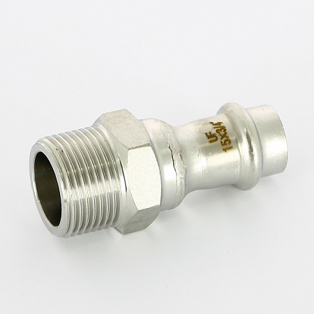 НП Муфта резьбовая пресс из нержавейки UNI-FITT фитинг Ø15x3/4&quot; Н