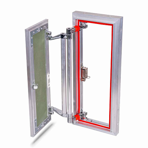 Люк под плитку АЛЮМИНИЕВЫЙ (НАЖИМНОЙ) ПРАКТИКА АТР 20х50