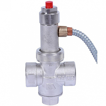 Термоклапан для твердотопливных котлов STOUT 1/2&quot;, капиляр, 1300 мм. (SVS-0007-000015)