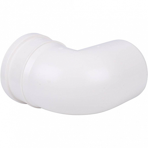 ПВХ Отвод канализационный SINIKON КОМФОРТ ПЛЮС белый Ø110х90°