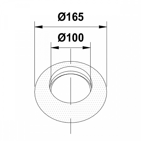 Розетка TERMICA R100 Ø100