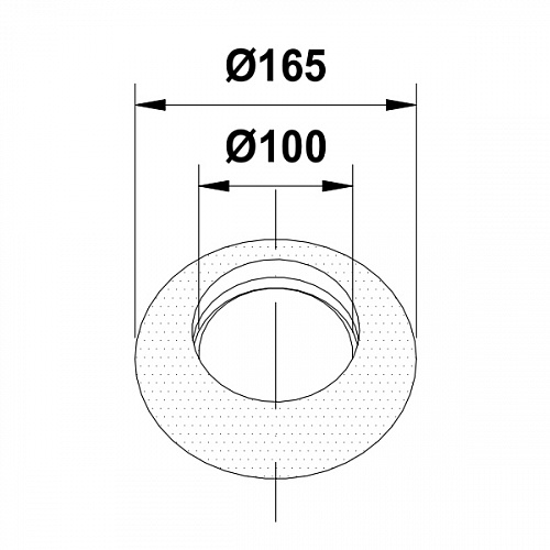 Розетка TERMICA R100 Ø100