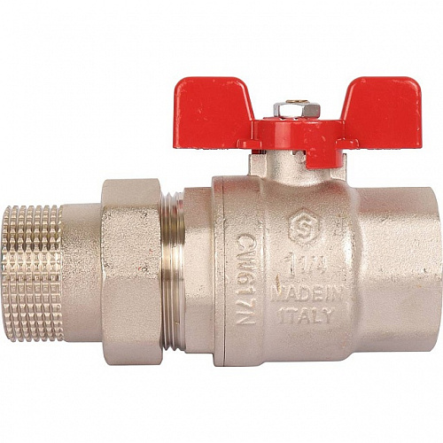Кран шаровой с американкой STOUT бабочка EPDM 11/4&amp;quot;