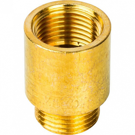 Удлинитель резьбовой латунный STOUT без покрытия 1/2&quot;x25мм ВН